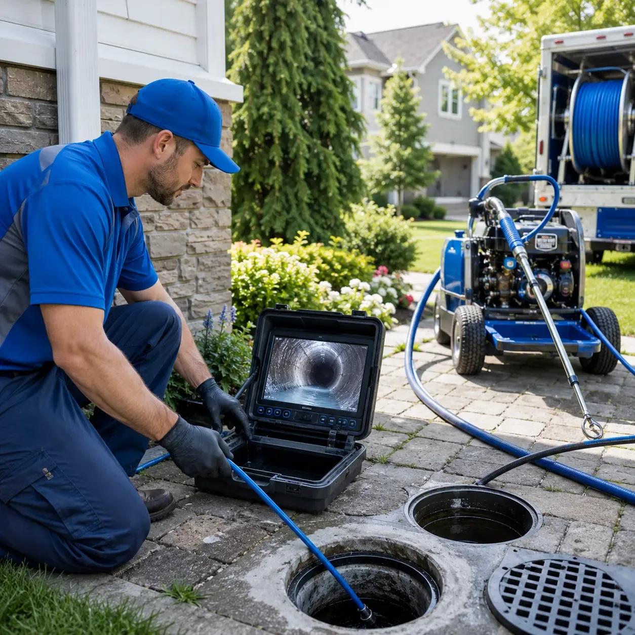 Outdoor drain cleaning professionals serving Courtland, MS